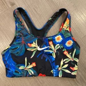 Nike Dri-Fit medium sports bra, tropical